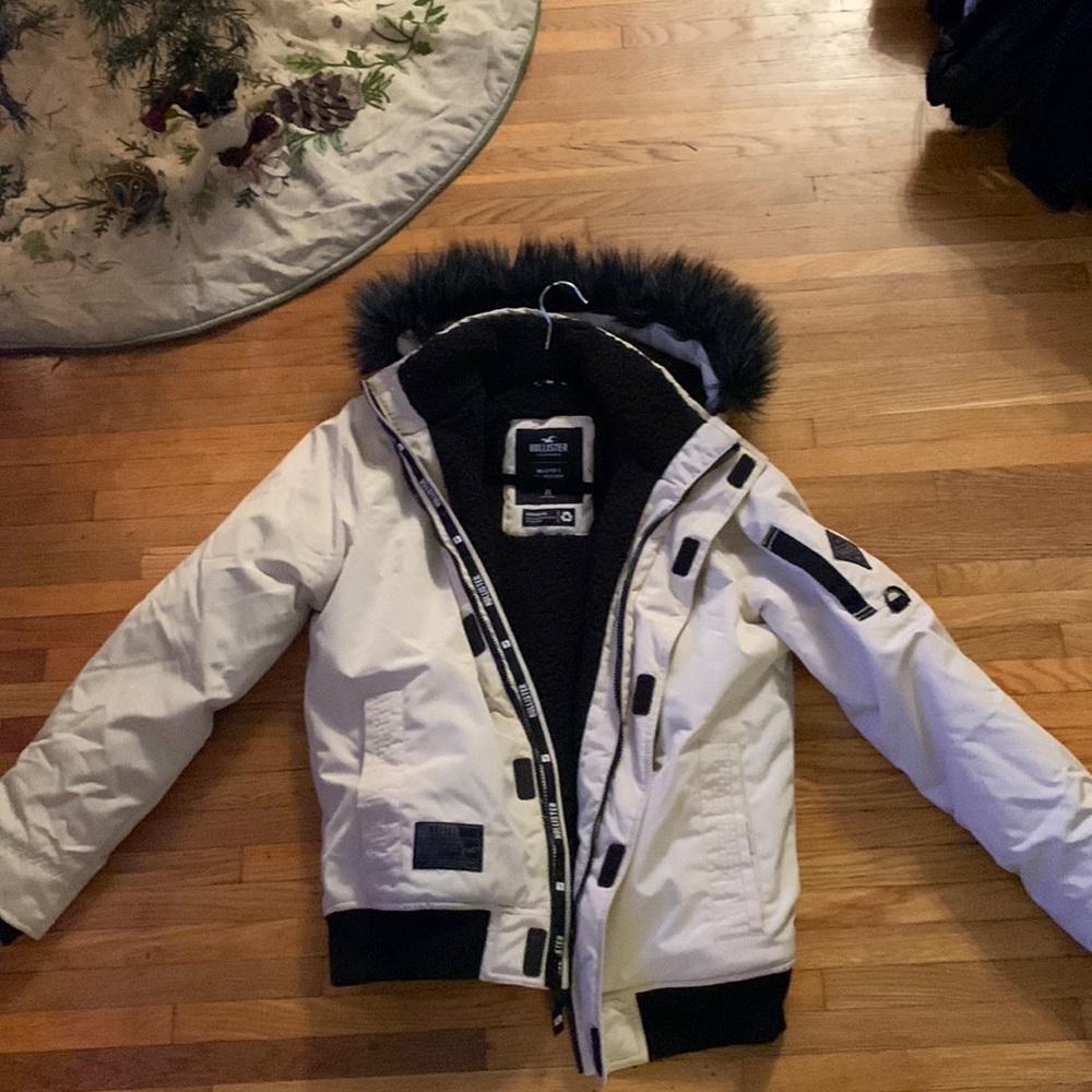 White snow jacket